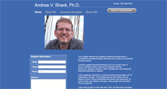 Desktop Screenshot of andrewvshackphd.com